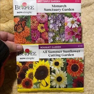 Burpee Flower Seed Packets